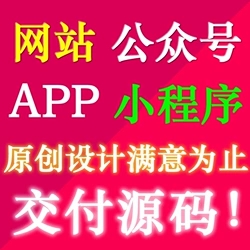 网站建设 软件定制开发APP小程序商城网站游戏系统