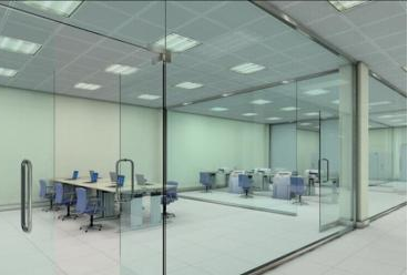 装饰玻璃安装维修地弹门钢化玻璃隔断镜子玻璃护栏安装